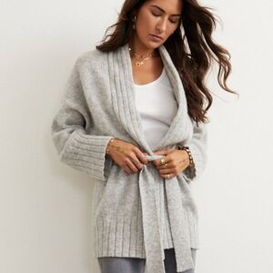 A M O Cherish Sweater ~ Steel